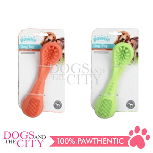 PAWISE 14775 Fancy Chew Pet Toy Rubber Dental Spoon Medium 15cm for Dog and Cat