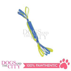 PAWISE 14835 Nylon Braided Stick w/2 Handles - Large 27cm Dog Toy