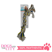 Load image into Gallery viewer, Pawise 14855 Dog Toy Floss Tugger Bone 30cm