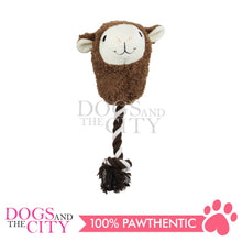 Load image into Gallery viewer, PAWISE 15013 Pet Plush Llama with Rope Chew Toy for Dogs and Puppy 26cm