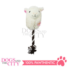 Load image into Gallery viewer, PAWISE 15013 Pet Plush Llama with Rope Chew Toy for Dogs and Puppy 26cm