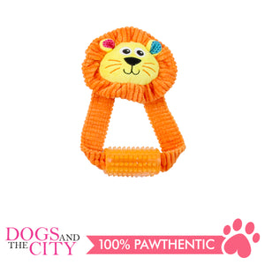 Pawise 15039 Vivid Life Lionet with Tugger Plush Pet Toy - All Goodies for Your Pet