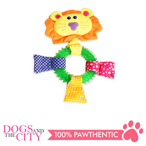 Pawise 15142 Long Neck Lion Plush Pet Toy - Dogs And The City Online