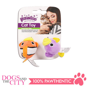 Pawise 28134 Cat Toy Fish 2/pack - All Goodies for Your Pet