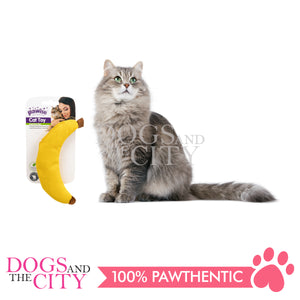 Pawise 28174 Catnip Filled Banana Interactive Cat Toy