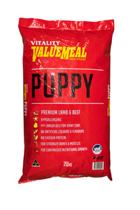 Vitality Value Meal Dog Food Puppy 20Kg - Dogs And The City Online